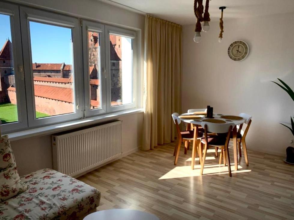 Apartmán Widok Zamku O Poranku Malbork Exteriér fotografie